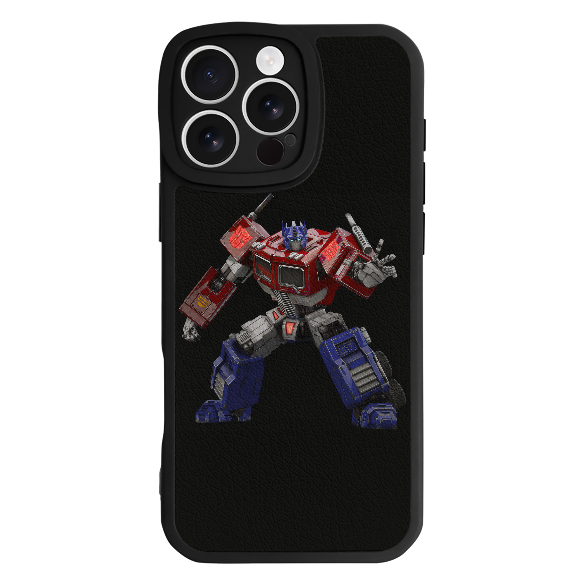 （画像用） Transformers トランスフォーマー 【iPhone 16シリーズ対応】シリコンスマホケース（レザー調） 材質：シリコン